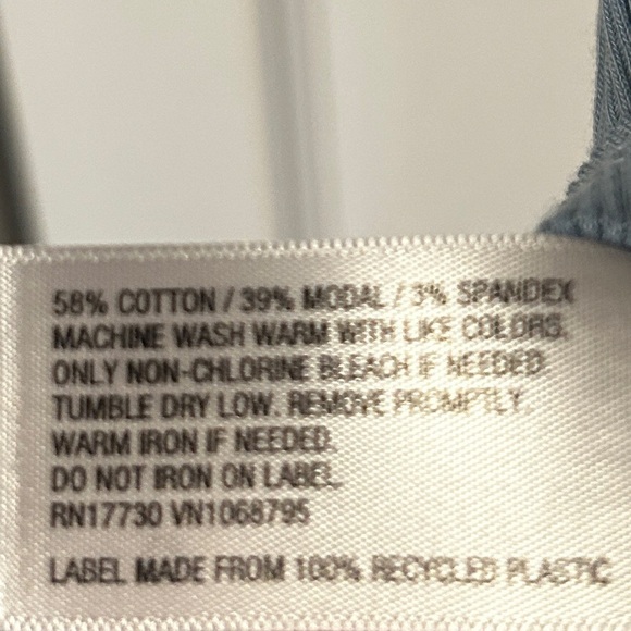 💙 A New Day Ribbed Top - Blue - Size L - Picture 4 of 5